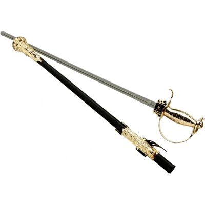BigBuy Étui à Épée Jouet Doré 67 cm - Épée en Plastique - Publicité BigBuy Étui à Épée Jouet Doré 67 cm - Épée en Plastique - Publicité