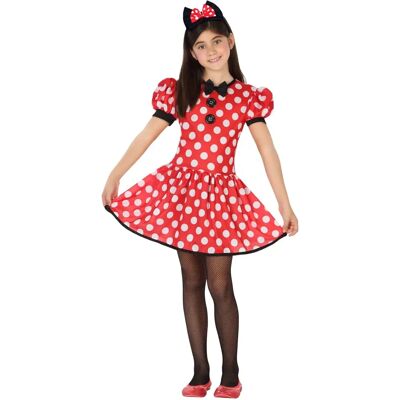 Déguisement de Minnie Mouse - Rouge 5-6 Ans - Publicité Déguisement de Minnie Mouse - Rouge 5-6 Ans - Publicité