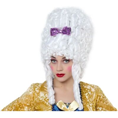 BigBuy Parrucca Vintage Capelli Ricci Bianchi - Parrucca BigBuy Parrucca Vintage Capelli Ricci Bianchi - Parrucca