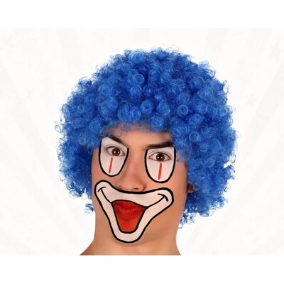 Perruque de Clown Bleue BigBuy - Perruque - Publicité Perruque de Clown Bleue BigBuy - Perruque - Publicité