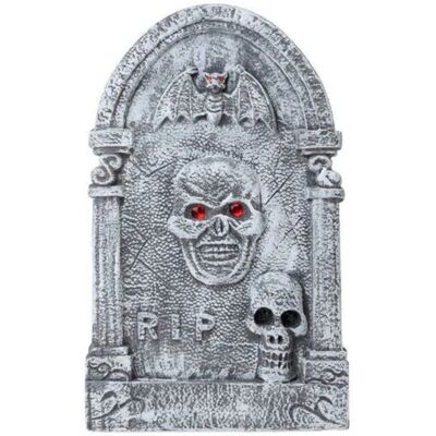 BigBuy Karnawałowy Nagrobek - 56 x 34 cm - Szary - Dekoracja Halloween BigBuy Karnawałowy Nagrobek - 56 x 34 cm - Szary - Dekoracja Halloween