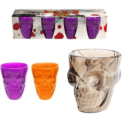 Gobelets Tête de Mort DisfraZZes - Fournitures Halloween - Publicité Gobelets Tête de Mort DisfraZZes - Fournitures Halloween - Publicité