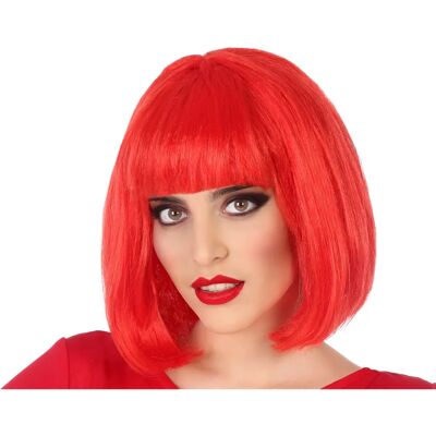 BigBuy Perruque courte rouge - Accessoire - Publicité BigBuy Perruque courte rouge - Accessoire - Publicité