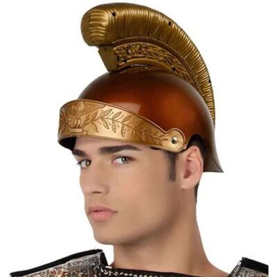 BigBuy Casque romain Légionnaire soldat Doré - Casque BigBuy Casque romain Légionnaire soldat Doré - Casque