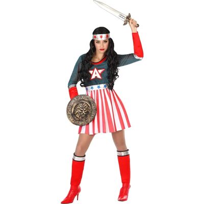 Costume da supereroe multicolore BigBuy - 4 pezzi XS/S per adulti Costume da supereroe multicolore BigBuy - 4 pezzi XS/S per adulti