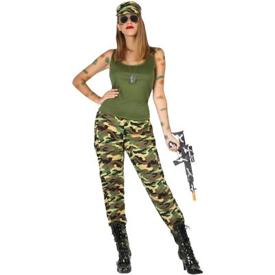 Costume de Camouflage Vert - Adultes - 3 Pièces - Publicité Costume de Camouflage Vert - Adultes - 3 Pièces - Publicité