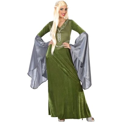 BigBuy Vestito Medievale Donna Verde - Costume BigBuy Vestito Medievale Donna Verde - Costume