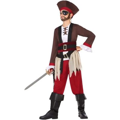 BigBuy Kinderen Piratenkostuum - 4 Stuks voor 5-6 Jaar BigBuy Kinderen Piratenkostuum - 4 Stuks voor 5-6 Jaar