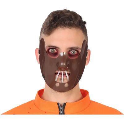 BigBuy Lecter Halloween Mask - Vuxen Brun PVC BigBuy Lecter Halloween Mask - Vuxen Brun PVC
