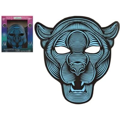 BigBuy Panter LED Masker - Unisex Volwassen Feestaccessoire BigBuy Panter LED Masker - Unisex Volwassen Feestaccessoire