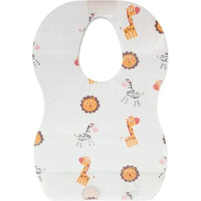 Baberos para Bebés - Naranja, Blanco, Beige - Baberos Baberos para Bebés - Naranja, Blanco, Beige - Baberos