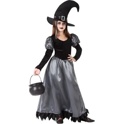 Déguisement enfant BigBuy 112209 Sorcière Noir Gris - Costumes - Publicité Déguisement enfant BigBuy 112209 Sorcière Noir Gris - Costumes - Publicité