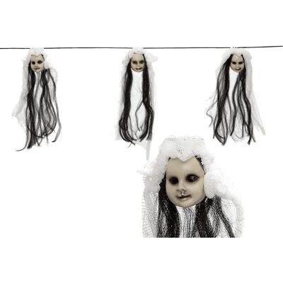 BigBuy Zombie Bride Halloween Garland - 153cm Decorations BigBuy Zombie Bride Halloween Garland - 153cm Decorations