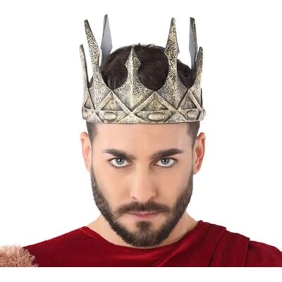 BigBuy Corona de Carnaval 62383 Gris - Corona BigBuy Corona de Carnaval 62383 Gris - Corona