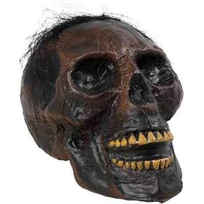 BigBuy Voodoo Koponya - Halloween Dekoráció - 19x22cm BigBuy Voodoo Koponya - Halloween Dekoráció - 19x22cm