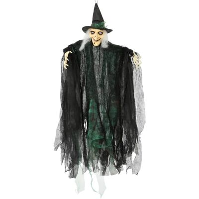 BigBuy Karnevalshexe Anhänger - 110cm, Schwarz, Halloween BigBuy Karnevalshexe Anhänger - 110cm, Schwarz, Halloween