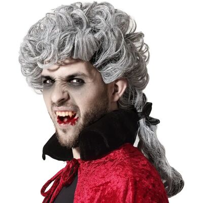 Szara peruka Halloween BigBuy - Akcesorium uniseks Szara peruka Halloween BigBuy - Akcesorium uniseks