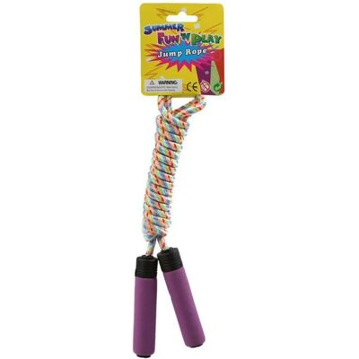 BigBuy Kinderspringtouw - Zomerse Pret met Handvatten BigBuy Kinderspringtouw - Zomerse Pret met Handvatten