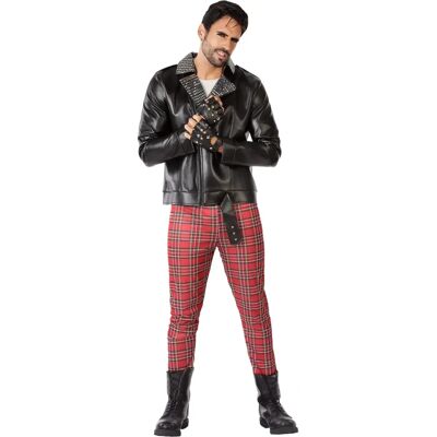 Costume di Carnevale per adulti punky M/L - Costume Costume di Carnevale per adulti punky M/L - Costume
