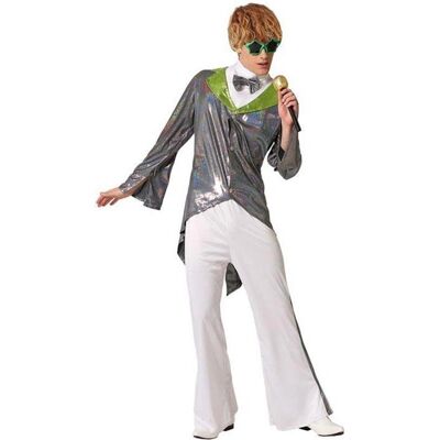 Costume Rock Star Argent XL per Adulti Costume Rock Star Argent XL per Adulti