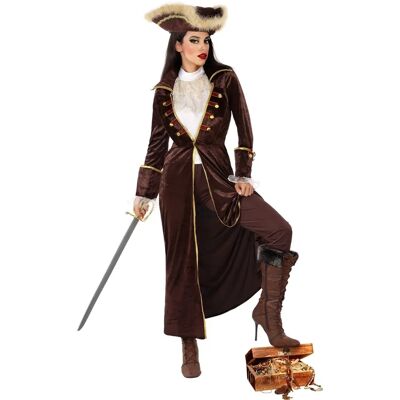 Costume da Pirata per Adulti Marrone - Costume Costume da Pirata per Adulti Marrone - Costume