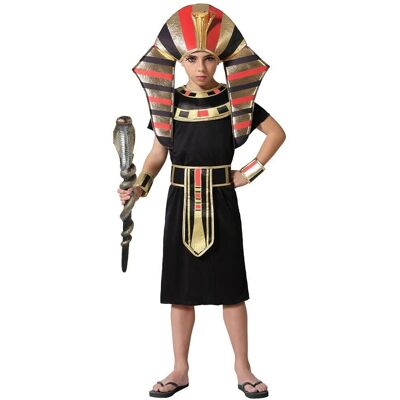 Costume Re King Egizio Multicolore per Bambini 5-6 Anni Costume Re King Egizio Multicolore per Bambini 5-6 Anni