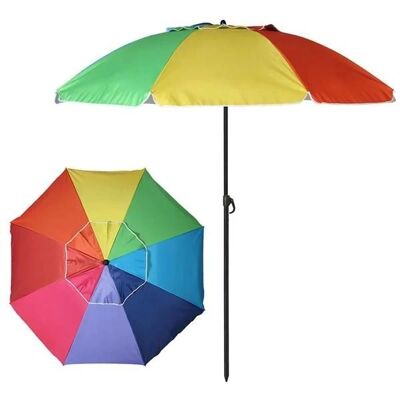 BigBuy Garden Sunshade Multicolour Ø 200 cm BigBuy Garden Sunshade Multicolour Ø 200 cm