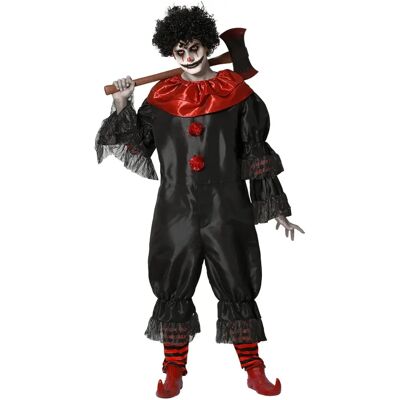 BigBuy Schwarzer männlicher Clown Kostüm XL - Kostüm BigBuy Schwarzer männlicher Clown Kostüm XL - Kostüm