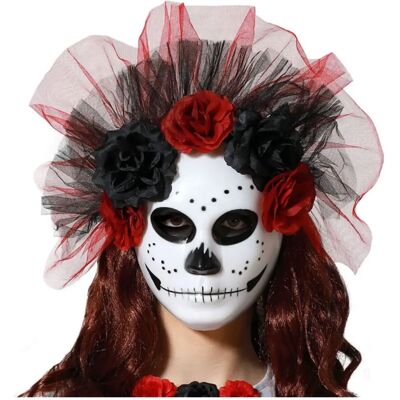 BigBuy Masque Crâne Blanc - Accessoire pour Fêtes BigBuy Masque Crâne Blanc - Accessoire pour Fêtes