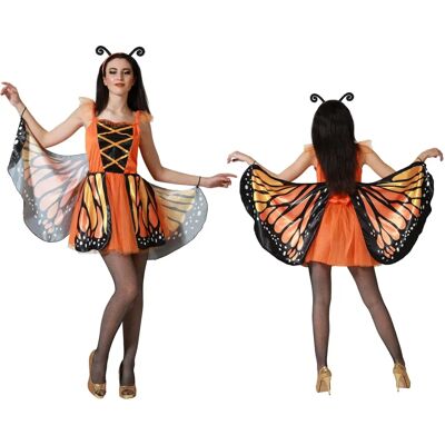 Disfraz de mariposa naranja para adultos - Carnaval y fiestas Disfraz de mariposa naranja para adultos - Carnaval y fiestas