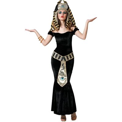 Costume Donna Egizia Nera BigBuy - 3 Pezzi XL Costume Donna Egizia Nera BigBuy - 3 Pezzi XL