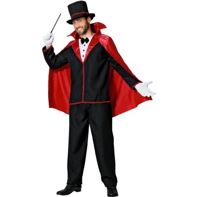 BigBuy Costume de Magicien pour Adultes - Noir/Rouge - Costume pour adultes BigBuy Costume de Magicien pour Adultes - Noir/Rouge - Costume pour adultes