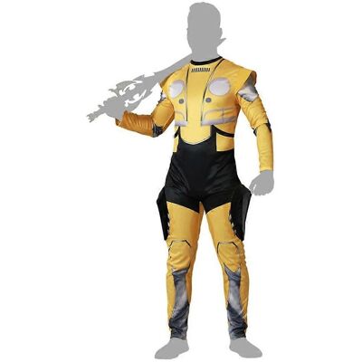 Costume Robot BigBuy - Adulti Giallo - 1 Pezzo Costume Robot BigBuy - Adulti Giallo - 1 Pezzo