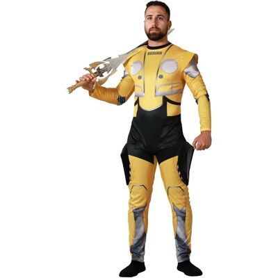 Costume da robot per adulti di BigBuy - Giallo - Costume per adulti Costume da robot per adulti di BigBuy - Giallo - Costume per adulti