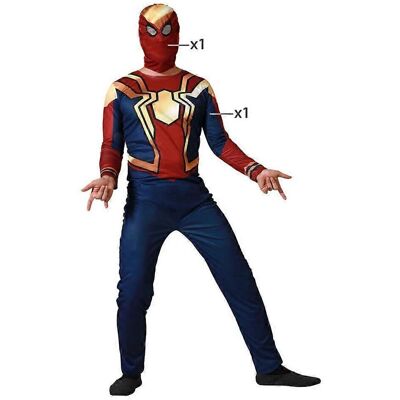 Costume di Eroe dei Fumetti BigBuy - 2 Pezzi per Adulti Costume di Eroe dei Fumetti BigBuy - 2 Pezzi per Adulti