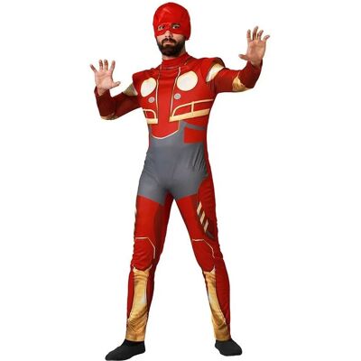 Costume da eroe dei fumetti per adulti - Rosso XL di BigBuy Costume da eroe dei fumetti per adulti - Rosso XL di BigBuy