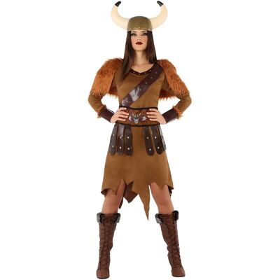 Costume Femminile Vichinga BigBuy - Costume - Marrone Costume Femminile Vichinga BigBuy - Costume - Marrone