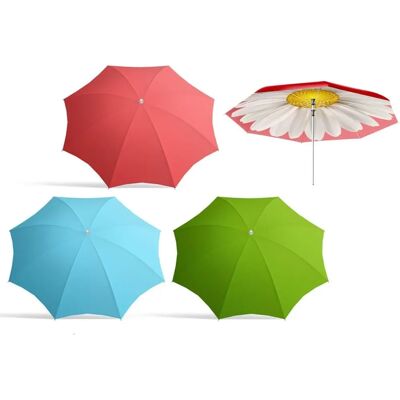 BigBuy Garden Parasol Ø 140 cm - Parasol - Publicité BigBuy Garden Parasol Ø 140 cm - Parasol - Publicité