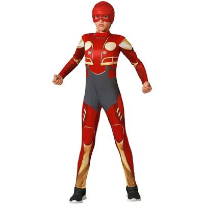 Costume da Supereroe per Bambini - Rosso - 5-6 anni Costume da Supereroe per Bambini - Rosso - 5-6 anni