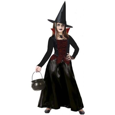 Strój Vampiress BigBuy dla Dzieci 5-6 - Kostium na Halloween Strój Vampiress BigBuy dla Dzieci 5-6 - Kostium na Halloween