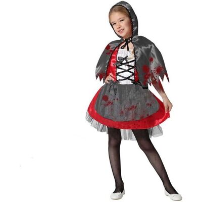 BigBuy Cappuccetto Rosso Sangriente Costume per Bambini - Costumi BigBuy Cappuccetto Rosso Sangriente Costume per Bambini - Costumi