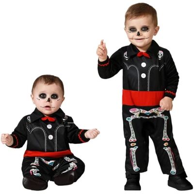 Costume squelette ATOSA pour bébé garçon 24 mois - Publicité Costume squelette ATOSA pour bébé garçon 24 mois - Publicité