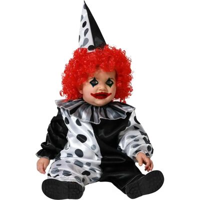 ATOSA Graues Babykostüm - Clown für Kleinkinder 12-24M ATOSA Graues Babykostüm - Clown für Kleinkinder 12-24M