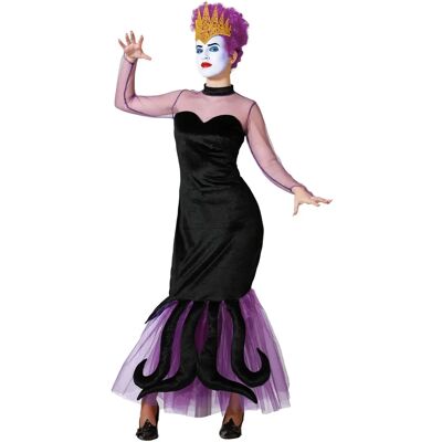 Vestito viola Atosa per donna M - Costume Vestito viola Atosa per donna M - Costume