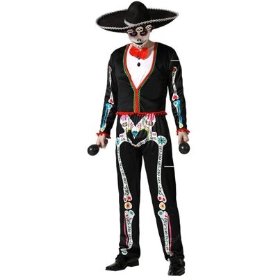 Costume da Scheletro Messicano XL - Festa di Halloween Costume da Scheletro Messicano XL - Festa di Halloween