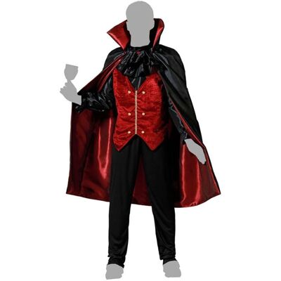 Costume da Vampiro Atosa - Elegante Nero per Adulti Costume da Vampiro Atosa - Elegante Nero per Adulti
