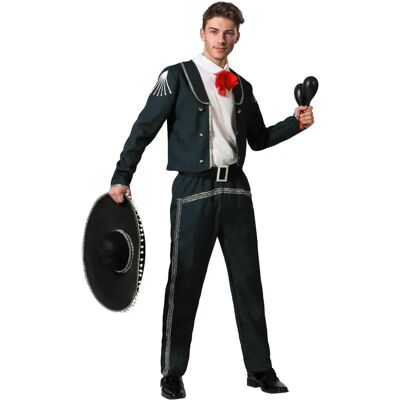 Costume Mariachi Nero BigBuy per Adulti - Costumi & Accessori Costume Mariachi Nero BigBuy per Adulti - Costumi & Accessori
