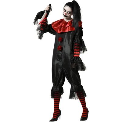 Déguisement Clown Fille Méchant BigBuy - Noir Rouge M/L - Publicité Déguisement Clown Fille Méchant BigBuy - Noir Rouge M/L - Publicité
