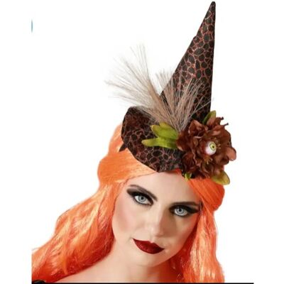 BigBuy Bandeau de Sorcière Halloween - Bandeau, Chapeau, Sorcière, Halloween BigBuy Bandeau de Sorcière Halloween - Bandeau, Chapeau, Sorcière, Halloween