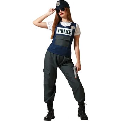 Costume da Poliziotto BigBuy per Adulti - Navy Blu - Costumi Costume da Poliziotto BigBuy per Adulti - Navy Blu - Costumi
